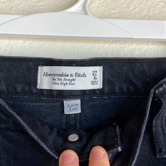 abercrombie curve love 90s straight jeans - Picture 2 of 5